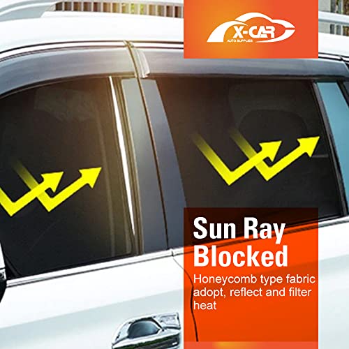 X-CAR Rear Window Magnetic Mesh Sun Blind Shade for Kia Carnival KA4 Series 2020-2024