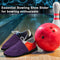 Zhanmai Bowling Shoe Slider 2 Pack Bowling Shoe Cover with Elastic Band Adjustable Bowling Accessories for Men Women Bowler Playing Ball Dancing, L, Purple, Large
