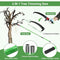 SMONTER 26Ft Tree Pruner Pole Saw for Tree Trimming Manual Branches Trimmer Extendable Pole Saw Cutting Set Garden Tools