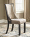 SIGNATURE DESIGN BY ASHLEY Dining-Chair, Wood, Black, 23" W x 24" D x40.75 H