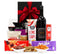 Happy Hour Gift Hamper - Wine, Crackers, Nuts & Chocolate - Wine Party Gift Box Hamper for Birthdays, Graduations, Christmas, Easter, Holidays, Anniversaries, Weddings, Office & College Parties.