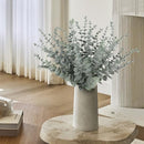 Artigreen 50 PCS Artificial Eucalyptus Leaves 15 inch Real Touch Faux Eucalyptus Branches Eucalyptus Stems for Wedding Bouquet Flower Centerpiece Floral Arrangement Home Decor