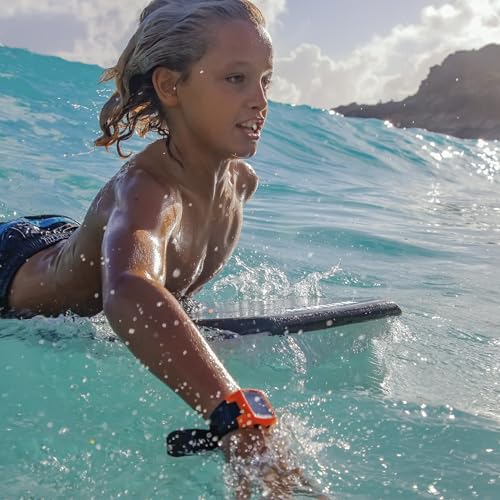 'Aloha' Kids Bodyboard 36" Body Board & Leash, Stylish Graphics, Lightweight Soft Top Bodyboard, EPS Foam Core, HDPE Slick Bottom & Included Wrist Leash, Great for Kids, Youth and Adult Surfers.