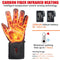 ZAPAL Heated Glove for Men Women Rechargeable, Winter Ski Gloves, Waterproof Touchscreen Heated Gloves for Climbing Hiking Cycling Camping (Size:XL/2XL)