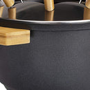 Princess 01.173025.02.001 Fondue Set Pure Black, Bamboo, 800 W, 1.5 liters, Bamboo & Black