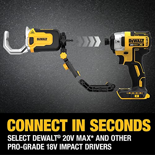 DEWALT IMPACT CONNECT PVC/PEX Cutter with Brace Bracket (DWAPVCIR)