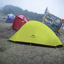 Naturehike Cloud up 1 Person Backpacking Tent Lightweight Camping Hiking Dome Tent for 1 Man (Mustard Green (20D Nylon))