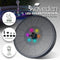NOVEDEN Solar Fountain Water Pump for Bird Bath with RGB Color LED Lights - Sustainable, Anti-Drift Design, Easy to Clean, Black