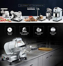 EUROCHEF Commercial 280W 8" Food Slicer Machine for Meat, Cheese