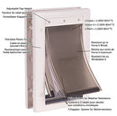 PetSafe Extreme Weather Pet Door Medium, Easy Install, Insulating, Weather Proof, Energy Efficient, 3 Flap System