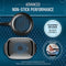 Sunbeam Banquet Electric Frying Pan and Skillet Set, DiamondForce Non-Stick Pan Coating, Even Heat Cooking, Easy Wipe-Clean Up, Black
