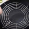 Stainless Steel Shelves Food Cooling Rack Strainer Kitchen Wok Fry Pan Pot for Fry Pan Drainer Rack for Tempura Fried Chicken(Large)