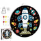 Large Dart Board for Kids, Kids Dart Board with Sticky Balls, Double Sided, Indoor/Sports Outdoor Fun Party Play Game Toys, Birthday Gifts for 3-12 Year Old Boys Girls Adults Spaceship