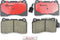 Brembo P54039N Premium Ceramic Front Disc Brake Pad Set DODGE/HOLDEN/MITSUBISHI/SUBARU OE# 26296FE100