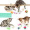 LONENESSL 33pcs Cat Toys Set Kitten Toys Catnip Fish Toy Set Interactive Feather Toy Cat Teaser Wand Fish Mice Balls Fluffy Mouse Bell Toys for Cats