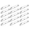 Tuna Clips, 15pcs Portable Stainless Steel Clips Durable Longline Branch Hangers Snap Fishing Accessory Easy On Off for Floats Sharking Tuna Fishing Crabbing Shrimping