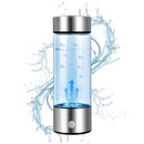 Ziswin Hydrogen Water Bottle - 2024 New Portable Hydrogen Water Ionizer Machine, Hydrogen Water Generator 420ML Hydrogen Rich Water Glass Health Cup for Home Office Travel