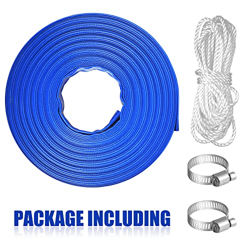 TOPEX 25mm X 50m Water Pump Lay-Flat Discharge Hose Kit