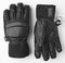 Hestra Mens Ski Gloves: Fall Line Winter Cold Weather Leather Gloves, Black, 6
