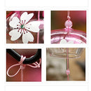 Glass Wind Chimes Japanese-style Wind Chime Simple and Beautiful Label Pendnat Chimes Wind Bells