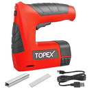 TOPEX 4V Max 2 in 1 Cordless Staple Gun Kit Electric Stapler Li-Ion 3K Staples Nails