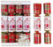 Toyland® Pack of 12 Tartan Santa Design Christmas Crackers