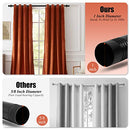 1 Inch Curtain Rods for Windows, Super Long 120 to 240 Inch Black Rustic Curtain Rod Set, Modern Design Drapery Rods with Brackets Room Divider Rods, Industrial Window Rods For Indoor and Outdoor