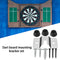 ZRM&E Dartboard Mounting Bracket Kit Wall Hanging Portable Dart Board Set with Pads and Screws Dart Holder