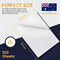 Avarrix Australia A4 Sticker Paper, Paper-Based Matte White, 100 Sheets, Self Adhesive Premium Sticker Paper for Inkjet and Laser Printer, 100gsm Thickness Printable Label Sheets