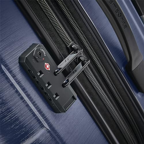 Samsonite Unisex-Adult Centric 2 Hardside Expandable Luggage with Spinners, True Navy, 2-Piece Set (20/24), Centric 2 Hardside Expandable Luggage with Spinners