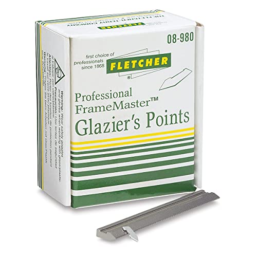 Fletcher FrameMaster Framing Tool - Glazier's Points, Pkg of 5000