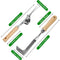 Zhaoyao Weed Puller Tool, Garden Crack Hand Weed Remover, Stainless Steel Crevice Weeding Tool Lawn Yard Gardening Tool with Wood Handle for Sidewalk and Patio 2 Pack