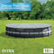 INTEX 28041E Deluxe Pool Cover: for 18ft Round Ultra XTR Pools – Includes Rope Tie – UV-Resistant – 8in Overhang – Snug Fit