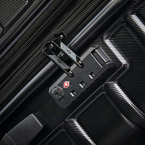 Samsonite Omni 2 Hardside Expandable Luggage with Duel Spinner Wheels, Midnight Black, 3-Piece Set (CO/MED/LG), Omni 2 Hardside Expandable Luggage with Duel Spinner Wheels