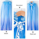 TOYANDONA Princess Cloak Mesh Fairy Cape Princess Cosplay Dress Up Halloween Christmas Costumes Children Girls