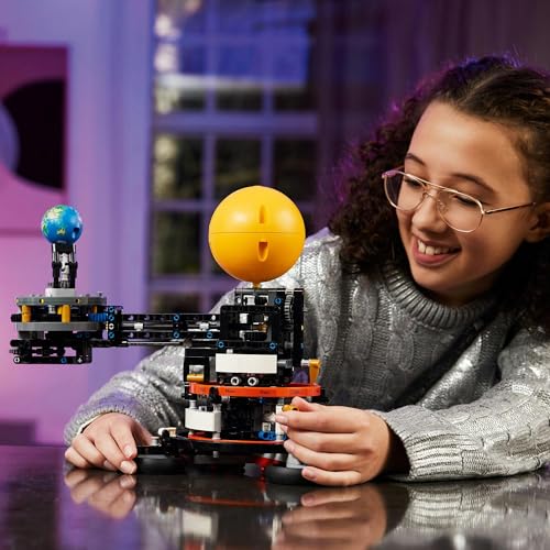 LEGO® Technic Planet Earth and Moon in Orbit 42179 Building Set, Outer Space toy set for Kids Aged 10 and Over, Solar System Toy, Imaginative, Independent Play for Boys and Girls