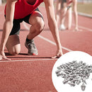 zhuohai 50pcs 1/4inch Spikes Replacement, Steel Track and Cross Country Spikes with Spike Wrench, for Track Sprint Sports Short Running Shoes and Cross Country