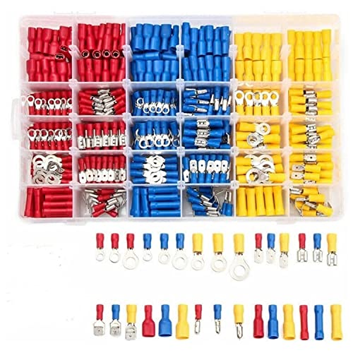 720PCS Assorted Insulated Electrical Wire Crimp Terminals Port Connectors Kit