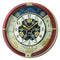 SEIKO QXM378BRH Castle Night Melodies in Motion Clock, Multi