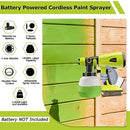 TAIRDA Cordless Paint Sprayer for Ryobi 18V Battery, Handheld HVLP Paint Sprayer with 1000ML Container, Electric Paint Sprayer for Painting Ceiling, Fence, Cabinets, Walls (NO Battery)