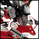 Einhell 4300395 Dual Drag, Crosscut and Miter Saw TC-SM 2534/1 (Maximum 2350 W, Integrated Drag Function, Saw Head Tilts to Left/Right, Laser, Include Carbide-Tipped Precision Saw Blade)