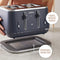 Sunbeam Kyoto City Collection 4-Slice Toaster | High Lift & Quick Check Lever, Self-Centering Slots, 9 Browning Settings, Removable Crumb Tray, Black TAM8004BK