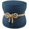 Modway EEI-3483-BLU Beat Nautical Rope Upholstered Fabric Ottoman, Blue