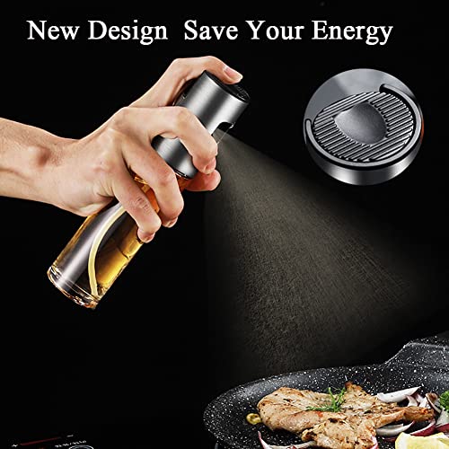 ZEREOOY Oil Sprayer for Cooking Olive Oil Sprayer Mister for Air Fryer Vegetable Vinegar Oil Portable Mini Kitchen Gadgets for Baking,Salad,Grilling,BBQ,Roasting (Two Pieces)