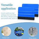 2 Pieces Wallpaper Smoothing Tool, Vehicle Vinyl Felt Squeegee Window Tint Film Tool for Peel and Stick Wallpaper (Blue)