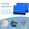 2 Pieces Wallpaper Smoothing Tool, Vehicle Vinyl Felt Squeegee Window Tint Film Tool for Peel and Stick Wallpaper (Blue)