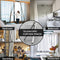 YXHOMME Ceiling Curtain Track, Telescopic Ceiling Mount Curtain Track System Adjustable Room Divider Track Set (2.8ft-5ft)