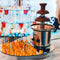 Total Chef 3 Tier Chocolate Fountain Fondue Set, Huge 1.5 lbs (680 g) Capacity, Adjustable Temperature Electric Fondue Machine, Easy to Assemble, Ideal for Birthday Party, Buffet, Family Gathering