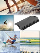 4 Pack Wax Comb with Fin Key, SUP Surf Board Wax Comb, Cleaning Remover Skim Board Surfing Accessory, Surfboard Wax Remove Comb Portable Black Fin Wax Scraper Tool, Black Maintenance Remover Comb