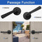 Orger 10 Pack Matte Black Passage Door Lever Interior Non-Locking Door Handle, Passage Door Lock for Closet and Hallway, Black Door Handle for Right & Left Sided Doors